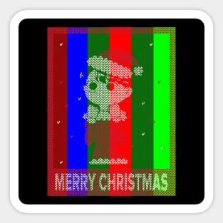 Komi San Merry Christmas Sticker